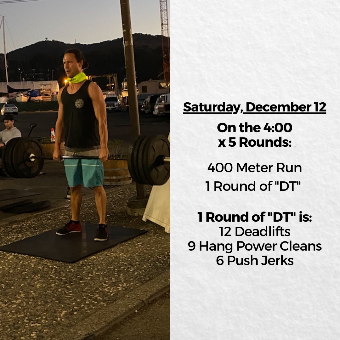 Tamalpais CrossFit WOD December 12 2020 - Tamalpais Crossfit