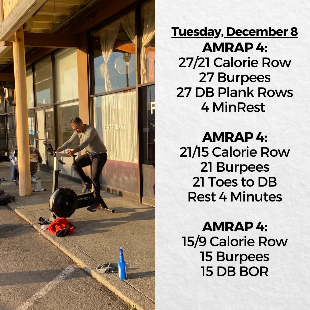 Tamalpais CrossFit WOD December 12 2020 - Tamalpais Crossfit